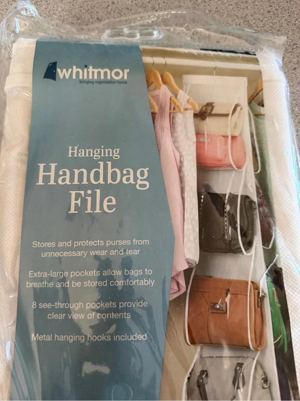 New Hanging Handbag File Storage Closet Organization 12